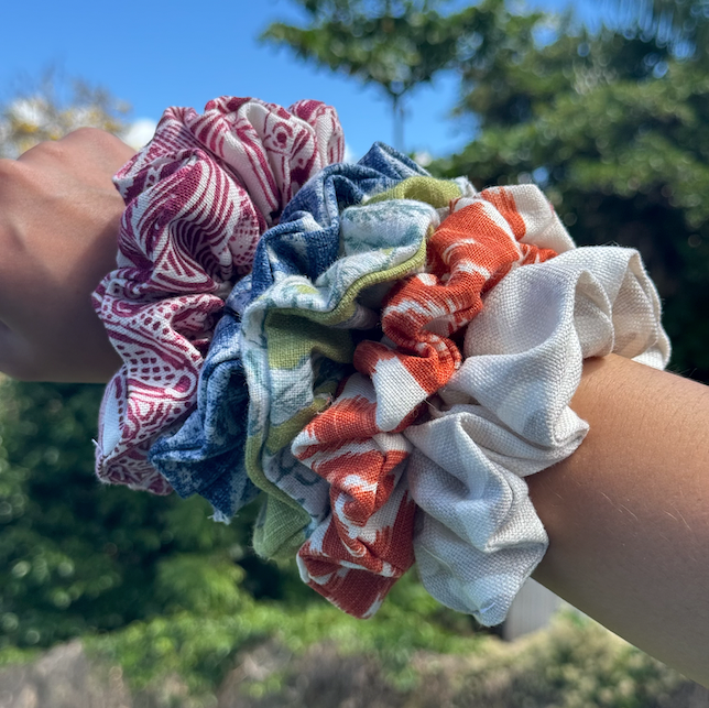 Scrunchies de Tela Recuperada